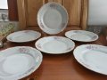 Стар български порцелан чинии плитки, снимка 4
