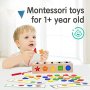 Нова Образователна Дървена цветна играчка Монтесори/Деца, снимка 8
