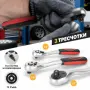 Комплект гедоре от 215 части - всичко под ръка в удобен куфар, снимка 4