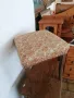 Една прекрасна старинна табуретка, която  е със страхотно красива дамаска. , снимка 6