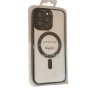 Магнитен MagSafe удароустойчив кейс за iPhone 15 PRO / Черен