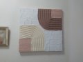 Декоративно пано, ръчна изработка 40х40 см., снимка 3
