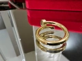 CARTIER Nail Juste un Clou Classic Gold Пръстен Пирон, снимка 1