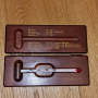 Термометър за вино нов неупотребяван в махагонова кутия, снимка 1 - Други стоки за дома - 44926978