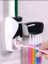 Автоматичен диспенсър за паста за зъби с държач за четки