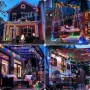 Светлинна верига 50м. от 250 Led коледни лампички RGB многоцветни, снимка 11