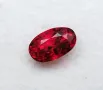 Интензивен оранжево червен рубин - 0.77кт.! Сертифициран! Нов! , снимка 1