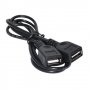 Кабел USB2.0 Женско към Женско 1m Черен Makki SS001288 Cable USB - USB F/F, снимка 3