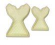 Опашка Русалка 2 размера пластмасови форми форма резец печат за фондан тесто декор мъфини торта, снимка 1 - Форми - 39653679