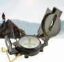 сгъваем компас метален за оцеляване военен компас туристически 1:25000, снимка 3