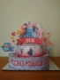 Картонена торта/ хартиена торта за момче, снимка 18