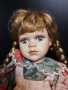 Стара Порцеланова кукла 50см, снимка 10