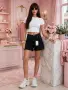 Bershka дамски къси дънкови панталонки, снимка 7