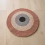 Ръчно изплетено кръгло килимче , снимка 2