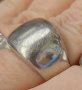 Масивен сребърен пръстен проба 925 и Житен клас , снимка 1 - Пръстени - 44252740