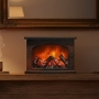 Декоративна LED камина с изкуствен пламък и звук – уют без риск и без отопление, снимка 2