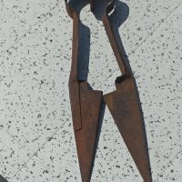 Стара метална ножица, снимка 8 - Антикварни и старинни предмети - 33948020