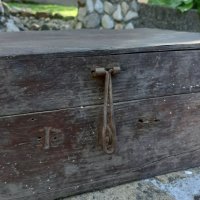 Стар ретро дървен куфар , снимка 3 - Антикварни и старинни предмети - 33824362