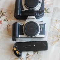 CANON EOS 500N филмов фотоапарат + батери пак , снимка 4 - Фотоапарати - 40755946