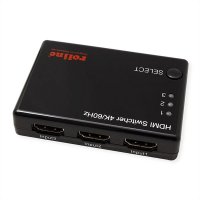 Превключвател HDMI 3x - 1xMon, 4K/60Hz, Roline SS300906, снимка 1 - Друга електроника - 39132505