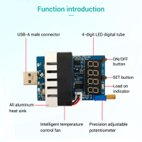 Регулируемо електронно USB съпротивление  ZK-EL35.  Българско упътване, снимка 4 - Друга електроника - 44730113