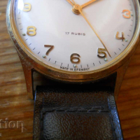 стар позлатен часовник "Diehl Compact" - Германия - работи, снимка 2 - Антикварни и старинни предмети - 36297139