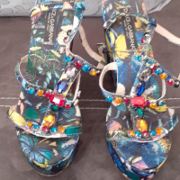 Дамски обувки и сандали, снимка 1 - Дамски обувки на ток - 36354470