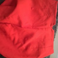 Червен дамски панталон с висока талия, снимка 3 - Панталони - 41527812