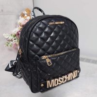 Черна раница Love Moschino код Br101, снимка 2 - Раници - 39425650