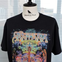 Santana 2015 Euro Tour Double Sided Graphic T-Shirt  Official Merch - мъжка тениска размер XL  , снимка 2 - Тениски - 44498996