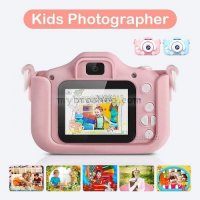 Детски фотоапарат за деца от 3 до 10 години, 1080P, Eкран 2 инча, Видео, Защита от падане, снимка 4 - Други - 38934610