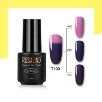 UV/LED Термо гел лак ROSALIND, снимка 6 - Продукти за маникюр - 41903947