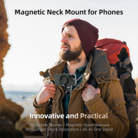 TELESIN Магнитна стойка за врат за телефони, POV/Vlog Selfie, снимка 2 - Селфи стикове, аксесоари - 44750872