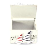 Кутия Ahelos,  Морска тематика, Дървена, 6х7 см., снимка 3 - Морски сувенири - 41668168