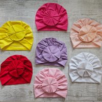 Тюрбан - Пролетно/есенни шапки за момиченца , снимка 11 - Бебешки шапки - 32786647