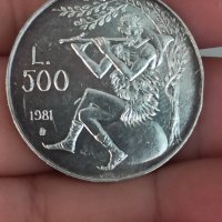 500 лири Сан Марино 1981 г унк сребро

, снимка 3 - Нумизматика и бонистика - 41748331