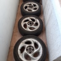 Летни гуми TOYO 195/50R15 с алуминиеви джанти (оригинални СЕАТ), снимка 1 - Гуми и джанти - 39791716