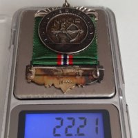 норвежки сребърен медал с маркировка , снимка 6 - Антикварни и старинни предмети - 42138981