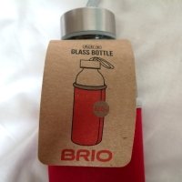 Стъклена бутилка за вода с червен термокалъф Brio Active 650 мл, снимка 6 - Други стоки за дома - 41484536