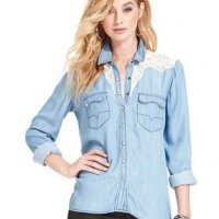 Guess denim риза , снимка 1 - Ризи - 42175911