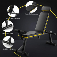 Регулируема напълно сгъваема фитнес лежанка M002, снимка 9 - Фитнес уреди - 36338670