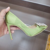 Обувки, снимка 2 - Дамски обувки на ток - 41609559