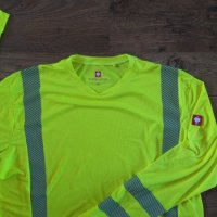 engelbert strauss warnschutz funktions longsleeve - мъжка работна блуза КАТО НОВА 3ХЛ, снимка 8 - Блузи - 40061335