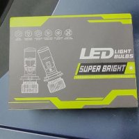 LED крушки H4, 100W, супер силни, снимка 1 - Аксесоари и консумативи - 40629737