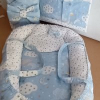 Обиколник от възглавнички за бебешко креватче , снимка 9 - Спално бельо и завивки - 35897851