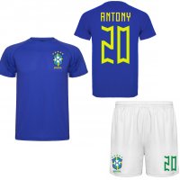 DRI-FIT! Детски, Мъжки екипи /тениска, шорти/ БРАЗИЛИЯ / BRAZIL Neymar с ИМЕ и НОМЕР по избор!, снимка 2 - Тениски - 37332749