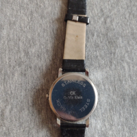 Елегантен дамски часовник CALVIN KLEIN QUARTZ с кожена каишка много красив - 21749, снимка 4 - Дамски - 36229660