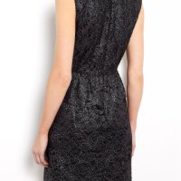 НАМАЛЕНА - DKNY нова рокля от дантела с пеплум в талията, снимка 3 - Рокли - 41084788