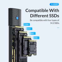 Orico външна кутия за диск Storage - Case - M.2 NVMe M/B key 10 Gbps Black - PWM2-G2, снимка 11 - Външни хард дискове - 44783210