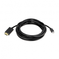 Кабел DeTech Mini DP - HDMI M/M, 14+1 cooper, 5м, Черен, снимка 2 - USB кабели - 36347209